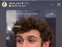 Alexis Warr di Strictly supporta la co-protagonista prima della riunione a sorpresa dopo il ritorno in America