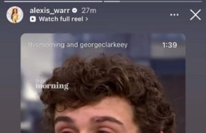 Alexis Warr di Strictly supporta la co-protagonista prima della riunione a sorpresa dopo il ritorno in America