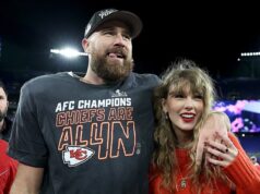 All’interno della serata degli Oscar di Taylor Swift e Travis Kelce mentre la coppia si “mescolava” con Beyoncé durante un esclusivo after-party