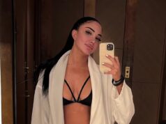 Tulisa è incredibile con un bikini nero mentre rivela come la sua forma fisica sia migliorata da quando ha smesso di fumare