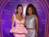 Mel B abbandona la sua caratteristica stampa leopardata per uno scintillante high corto argentato e una minigonna mentre si unisce all’affascinante Sam Faiers per celebrare il diventare il nuovo ambasciatore globale di Revive Collagen