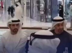 I visitatori del Dubai Mall sono rimasti sbalorditi mentre il presidente degli Emirati Arabi Uniti appare per l’iftar pubblico durante le tensioni regionali