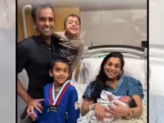 “Famiglia indù indiana aliena illegale”: lite dopo che Vivek Ramaswamy presenta il neonato Savithri