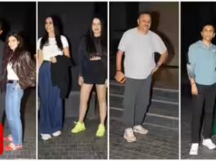 Proiezione di Dhurandhar 2: partecipano Arjun, Celina, Shilpa e Preity