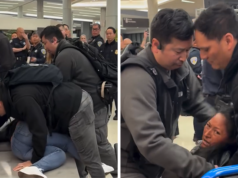 Gli agenti dell’ICE ammanettano una madre all’aeroporto di San Francisco, in video