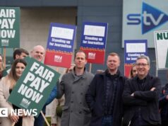 Il personale della STV sostiene lo sciopero contro il congelamento degli stipendi previsto