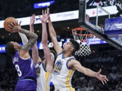 La tripla decisiva di Blake Hinson spinge Jazz a vincere sui Warriors