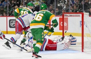 I Rangers sostengono Igor Shesterkin (46 parate), raddoppiano Wild