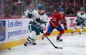 Macklin Celebrini, gli squali rinfrescano i Canadiens