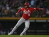 Eugenio Suarez inizia il secondo periodo con i Reds contro i Pink Sox
