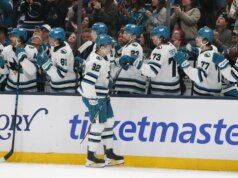 Igor Chernyshov segna il vincitore in finale mentre gli Sharks superano le Blue Jackets