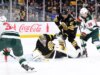 Pavel Zacha ed Elias Lindholm guidano i Bruins oltre Wild