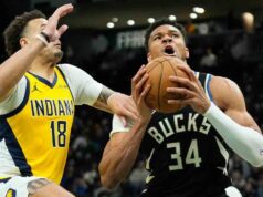 Antetokounmpo di Bucks messo da parte per ginocchio iperesteso e contusione ossea