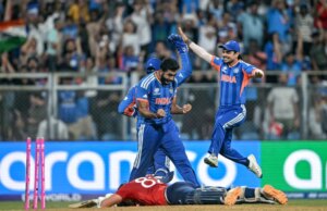 L’India è a una vittoria dal entrare nella storia della Coppa del Mondo T20 dopo aver superato l’Inghilterra in una semifinale thriller di 499 gare