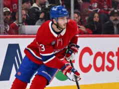 Noah Dobson in vista della realizzazione di una prima nella storia della Ligue