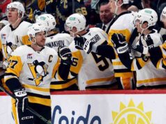 Crosby segna in cambio, mentre i Penguins cadono contro gli Hurricanes in OT