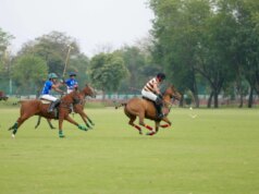 Campionato indiano Open Polo: Jaipur Optiemus raggiunge Edge Jindal Panther 9-6 in una partita di esibizione sotto la pioggia