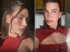 Hailey Bieber posa per selfie horny in nuove succulente trappole per la sete delle labbra