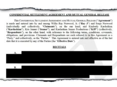 Kim Kardashian e Ray J: leggi l’accordo segreto su un intercourse tape da 6 milioni di dollari