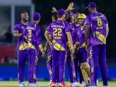 I LA Knight Riders svelano il campo da cricket Knight Riders al Fairplex di Pomona