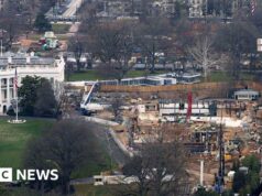 Il giudice sospende temporaneamente la costruzione della sala da ballo di Trump alla Casa Bianca