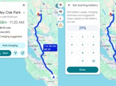 Il tuo Android Auto ora può pianificare viaggi in veicoli elettrici con soste di ricarica basate sull’intelligenza artificiale