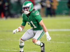 Rapporto: Falcons che sbarcano la sicurezza canadese Sydney Brown degli Eagles