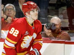 I Flames hanno battuto i Blues ai rigori nonostante tre gol ribaltati