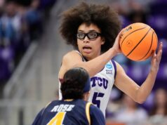 Olivia Miles ottiene una tripla doppia mentre TCU batte San Diego in March Insanity