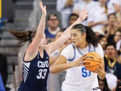 L’UCLA chiude il primo tempo e schiaccia Cal Baptist in March Insanity