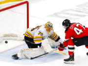 Vincitore delle cotter nets mentre i Devils battono i Bruins ai tempi supplementari