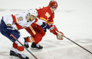 Zary ferito, Olofsson segna mentre i Flames battono i Panthers