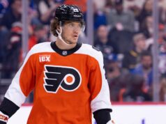Nikita Grebenkin dei Flyers fuori circa una settimana per un infortunio alla parte superiore del corpo