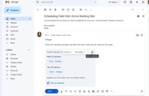 Gmail sta finalmente colmando una grande lacuna nel suo strumento Assist Me Schedule