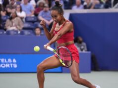 La canadese Leylah Fernandez cade contro Jessica Pegula al Miami Open