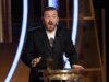 Ricky Gervais risponde con imprecazioni ai fan che vogliono che sia lui a presentare gli Oscar