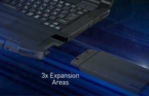 I nuovi robusti laptop computer Toughbook 56 di Panasonic sono dotati di due batterie sostituibili a caldo