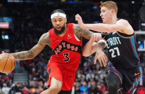 I 34 punti di Ingram spingono i Raptors a superare i Pistons chief a est
