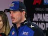 Max Verstappen chiede al giornalista di lasciare la sessione mediatica al Gran Premio del Giappone