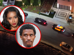 Scena di tentato furto nella casa di King Combs, la polizia risponde, in video