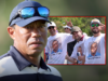 Tiger Woods riceve un grande sostegno dagli appassionati di golf indossando la sua foto segnaletica