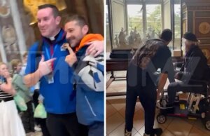 Shia LaBeouf si gode una giornata turistica in Vaticano con suo padre, in video