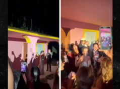 Festeggiare nella Casita del Tremendous Bowl di Dangerous Bunny al matrimonio in Messico, in video