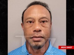 La foto segnaletica di Tiger Woods rilasciata dopo l’arresto per guida in stato di ebbrezza