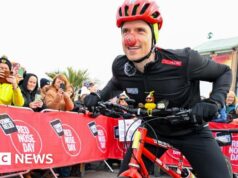 Il DJ di Radio 1 Greg James parte per la sfida del ciclo Comedian Aid di 630 miglia