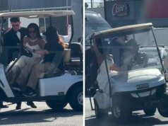 Nick Jonas, il giro in golf cart di Priyanka Chopra verso gli Oscar quasi si ribalta