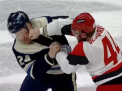 Violentes retrouvailles entre Olivier et Deslauriers