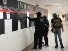 Sì, l’ICE ha mentito riguardo al suo potere di effettuare arresti all’interno dei tribunali sull’immigrazione, ammette il Dipartimento di Giustizia