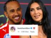 Lewis Hamilton punta gli occhi sul cuore del publish di Kim Kardashian