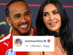 Lewis Hamilton punta gli occhi sul cuore del publish di Kim Kardashian